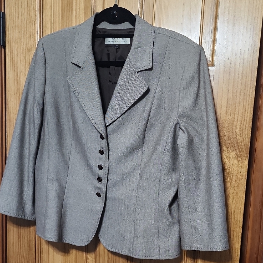Tahari Brown Blazer